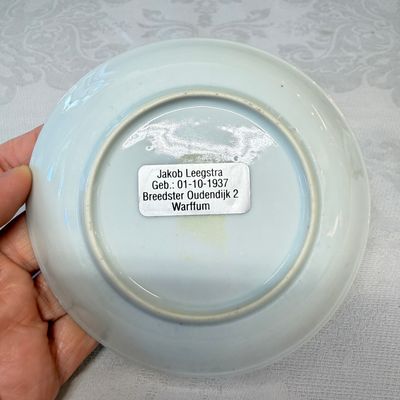 A rare Chinese famille rose export tea bowl and saucer with 'Apollo Playing the Lyre' — photo 8