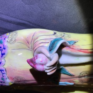A rare Chinese famille rose figure of Magu, Qianlong — photo 17
