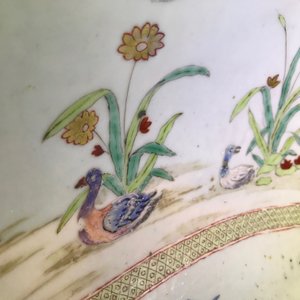 A rare Chinese famille rose Pronk style basin, Qianlong, ca. 1740 — 照片 23