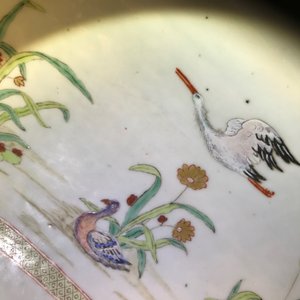 A rare Chinese famille rose Pronk style basin, Qianlong, ca. 1740 — 照片 25