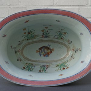A rare Chinese famille rose Pronk style basin, Qianlong, ca. 1740 — 照片 29
