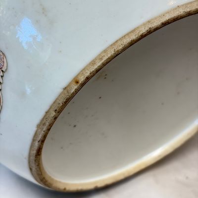 A rare Chinese famille rose 'Wu Shuang Pu' 'Kamcheng' jar and cover — foto 21