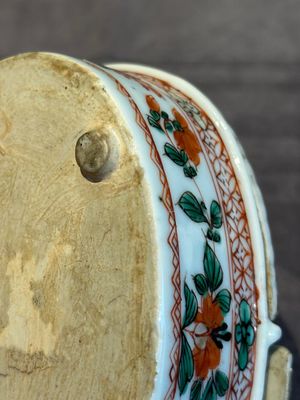 A rare Chinese famille verte spice box and cover, Kangxi — photo 16