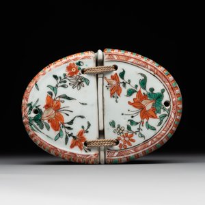 A rare Chinese famille verte spice box and cover, Kangxi — photo 8