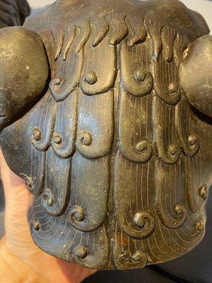 A rare Chinese inlaid bronze lion-form censer, Ming — 照片 16
