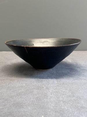 A rare Chinese Jizhou leaf-decorated conical tea bowl, Southern Song — photo 6