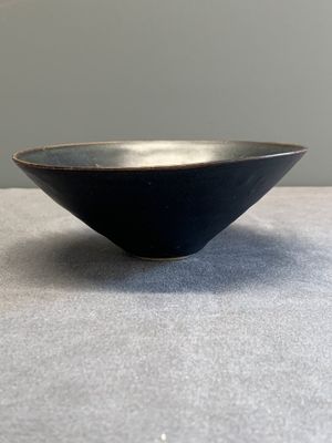 A rare Chinese Jizhou leaf-decorated conical tea bowl, Southern Song — photo 7