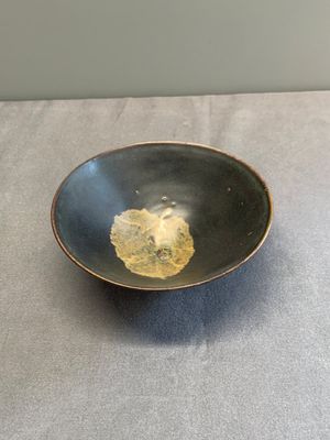 A rare Chinese Jizhou leaf-decorated conical tea bowl, Southern Song — photo 8