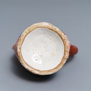 A rare Chinese kinrande peach-shaped ewer, Jiajing — 照片 6