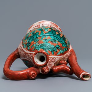 A rare Chinese kinrande peach-shaped ewer, Jiajing — 照片 7