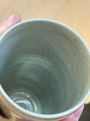 A rare Chinese Longquan celadon cylindrical vase, Southern Song — foto 14