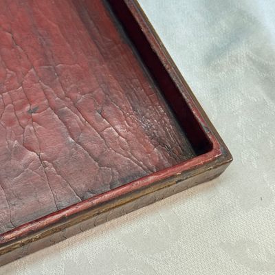 A rare Chinese polychrome and gilt-decorated lacquer rectangular box and cover with dragons — photo 13