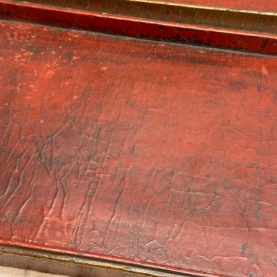 A rare Chinese polychrome and gilt-decorated lacquer rectangular box and cover with dragons — photo 14