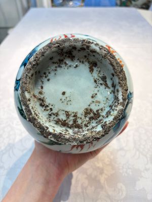 A rare Chinese polychrome Swatow 'Dragon' vase, Ming — photo 6