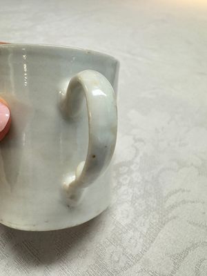 A rare Chinese 'Portrait' cup and saucer, Hervouët collection, 18/19th C. — 照片 5