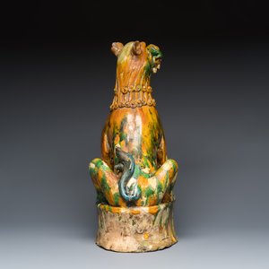 A rare Chinese sancai-glazed lion — photo 6