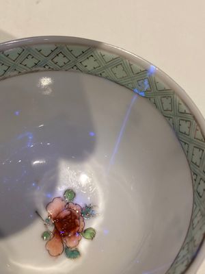 A rare Chinese semi-eggshell famille rose 'rooster' tea cup and saucer, Baiyun Shanren 白雲山人 seal mark, Yongzheng — photo 20