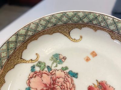 A rare Chinese semi-eggshell famille rose 'rooster' tea cup and saucer, Baiyun Shanren 白雲山人 seal mark, Yongzheng — photo 7