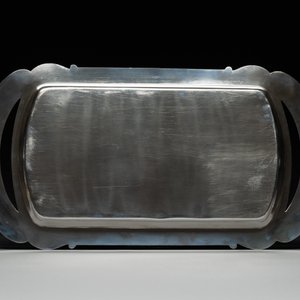 A rare Chinese silver, enamel and hardstone coffee set with matching tray, 20th C. — photo 26