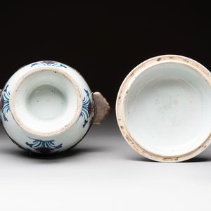 A rare Chinese silver-mounted doucai bowl and cover, Kangxi/Yongzheng — photo 7