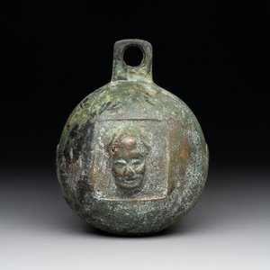 A rare Chinese Taiping Heavenly Kingdom alarm bell, Zhang Ji 漳記 mark, Guangxi, dated 1851 — photo 1