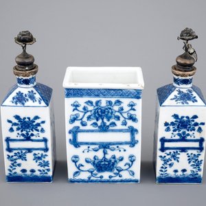 Un ensemble d'apothicaire en porcelaine de Chine, Qianlong, 18ème — photo 1