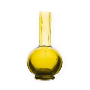 A rare Chinese translucent green Peking glass bottle vase, Qianlong mark and of the period — 照片 1
