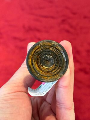 A rare Chinese turquoise-inlaid parcel-gilt bronze sword, Zhou — photo 15