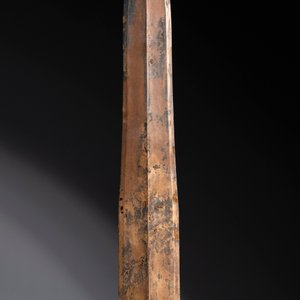 A rare Chinese turquoise-inlaid parcel-gilt bronze sword, Zhou — photo 7
