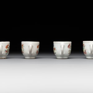 A rare complete Chinese famille rose 8-person miniature tea service comprising 28 pieces, Qianlong — photo 11