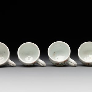 A rare complete Chinese famille rose 8-person miniature tea service comprising 28 pieces, Qianlong — photo 18