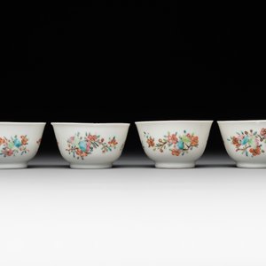 A rare complete Chinese famille rose 8-person miniature tea service comprising 28 pieces, Qianlong — photo 20