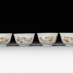 A rare complete Chinese famille rose 8-person miniature tea service comprising 28 pieces, Qianlong — photo 21