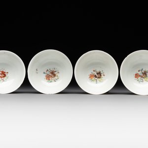 A rare complete Chinese famille rose 8-person miniature tea service comprising 28 pieces, Qianlong — photo 22