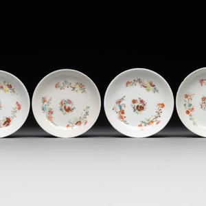 A rare complete Chinese famille rose 8-person miniature tea service comprising 28 pieces, Qianlong — photo 4