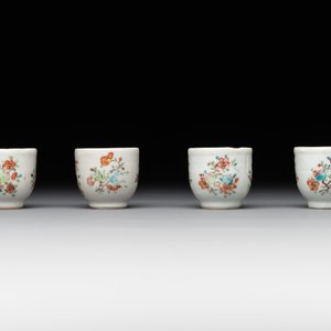 A rare complete Chinese famille rose 8-person miniature tea service comprising 28 pieces, Qianlong — photo 9