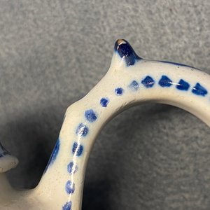 A rare Dutch Delft blue and white 'cadogan' ewer, 1st half 18th C. — 照片 11