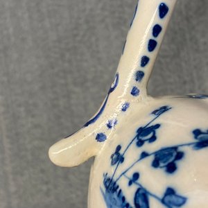 A rare Dutch Delft blue and white 'cadogan' ewer, 1st half 18th C. — 照片 10
