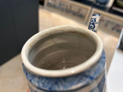 A rare Dutch Delft blue and white coffeepot, dated 1732 — 照片 16