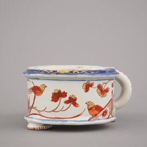 A rare Dutch Delft doré cruet set, Pieter Adriaensz. Kocx, The Greek A, 1705-1720 — 照片 15