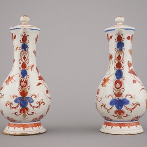 A rare Dutch Delft doré cruet set, Pieter Adriaensz. Kocx, The Greek A, 1705-1720 — 照片 4