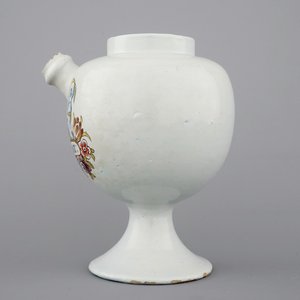 A rare Dutch Delft polychrome syrup jar or wet drug jar, 18th C. — 照片 2