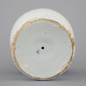 A rare Dutch Delft polychrome syrup jar or wet drug jar, 18th C. — 照片 7