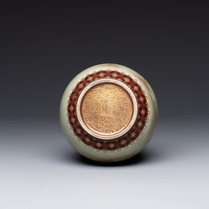A rare Japanese Kutani vase, Kutani Kozan 九谷光山 mark, Meiji, 19th C. — foto 6