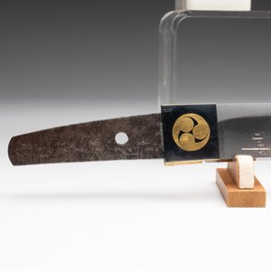 A rare Japanese wakizashi 脇差 sword and koshirae, signed Shoji Jiro Taro Naokatsu 莊司 次郎 太郎 直勝, Meiji, dated 1853 — 照片 7