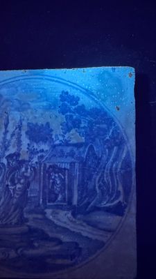 A rare large blue and white Dutch Delft mythological tile, Harlingen, ca. 1680 — photo 10