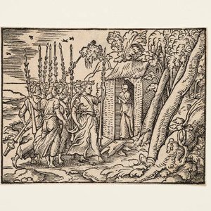 A rare large blue and white Dutch Delft mythological tile, Harlingen, ca. 1680 — photo 4