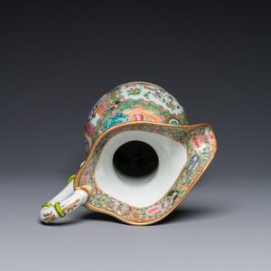 A rare large Chinese Canton famille rose ewer, 19th C. — photo 6