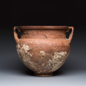 A rare large late Hellenistic pottery column krater with marine encrustation — 照片 4