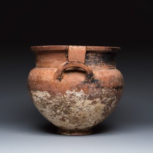A rare large late Hellenistic pottery column krater with marine encrustation — 照片 5